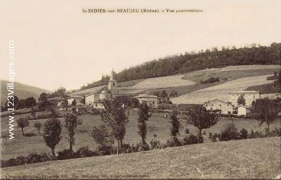 Carte postale de Saint-Didier-sur-Beaujeu