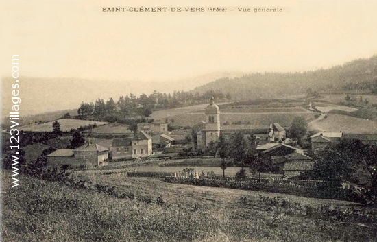 Carte postale de Saint-Clément-de-Vers
