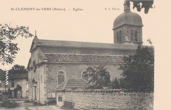 Carte postale de Saint-Clément-de-Vers