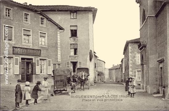 Carte postale de Saint-Clément-les-Places