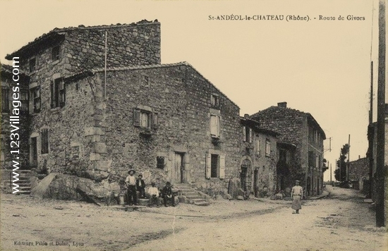Carte postale de Saint-Andéol-le-Château