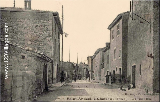 Carte postale de Saint-Andéol-le-Château