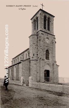 Carte postale de Boisset-Saint-Priest