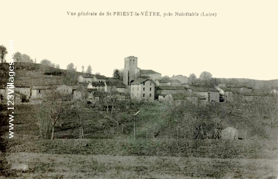 Carte postale de Saint-Priest-la-Vêtre