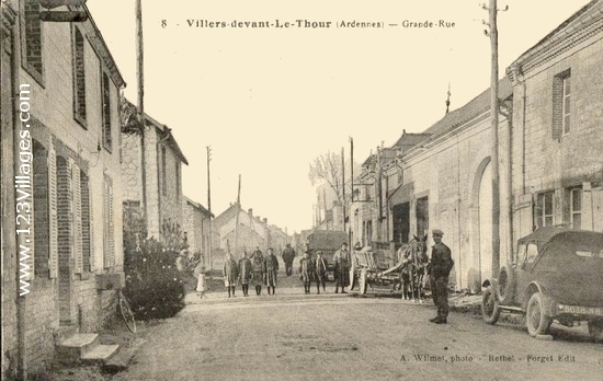 Carte postale de Villers-devant-le-Thour