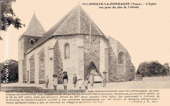 Carte postale de Villeneuve-la-Dondagre