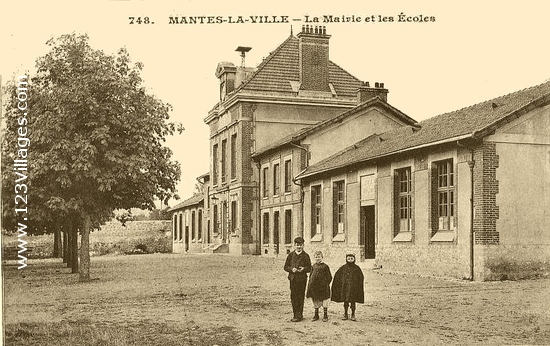 Carte postale de Mantes-la-Ville