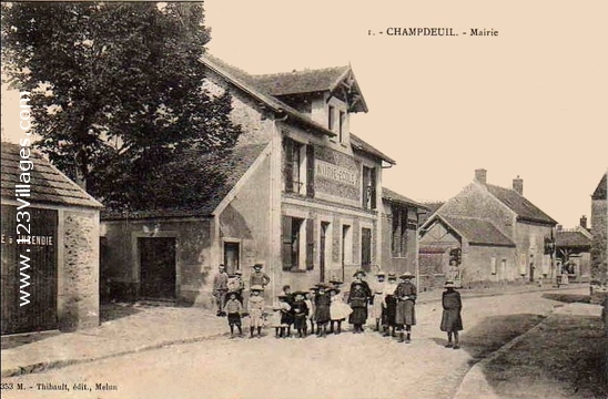 Carte postale de Champdeuil