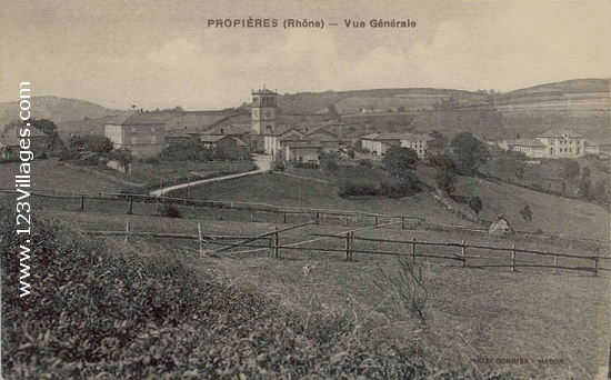 Carte postale de Propières