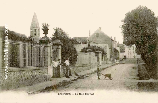 Carte postale de Achères