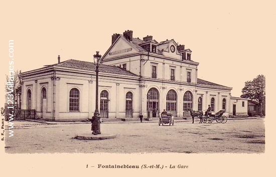Carte postale de Fontainebleau