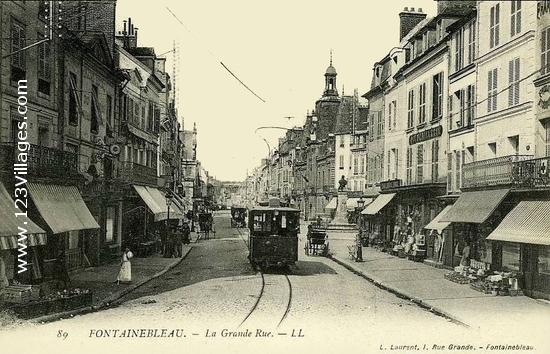 Carte postale de Fontainebleau