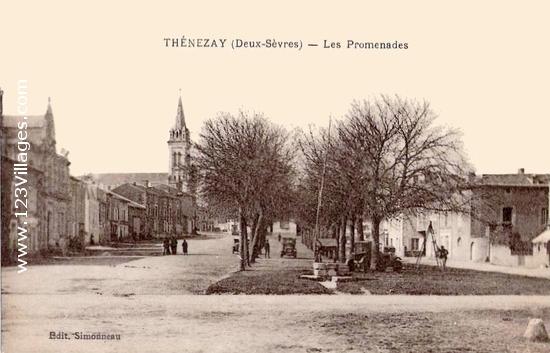 Carte postale de Thénezay