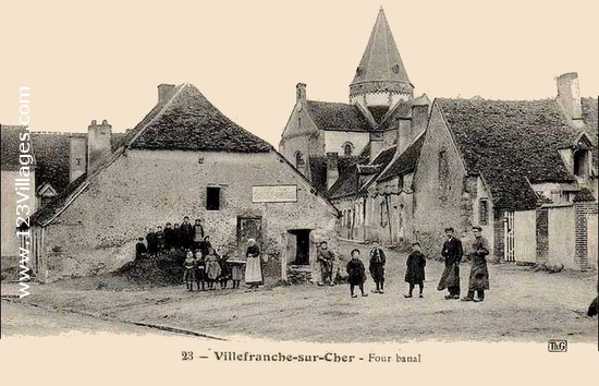 Carte postale de Villefranche-sur-Cher