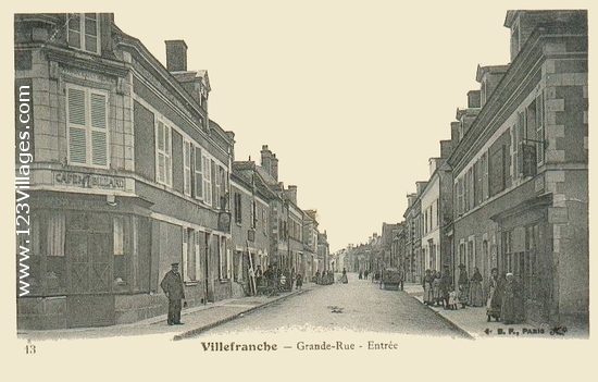 Carte postale de Villefranche-sur-Cher