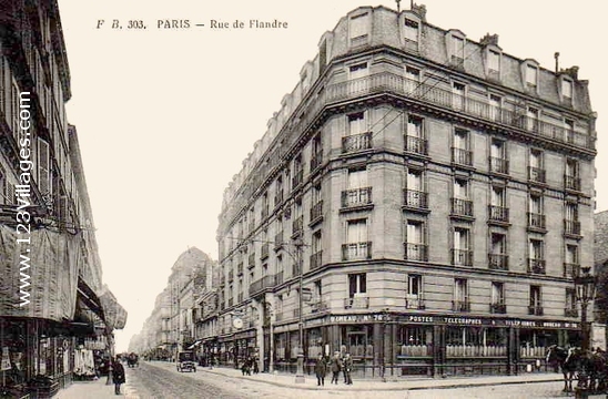 Carte postale de Paris 19ème arrondissement