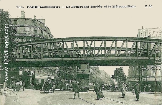 Carte postale de Paris 18ème arrondissement 