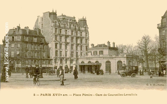Carte postale de Paris 17ème arrondissement