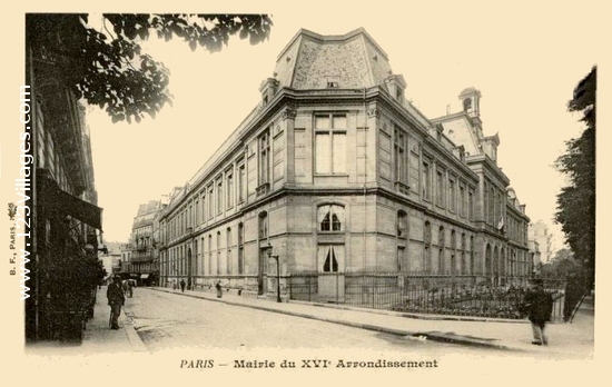 Carte postale de Paris 16ème arrondissement 