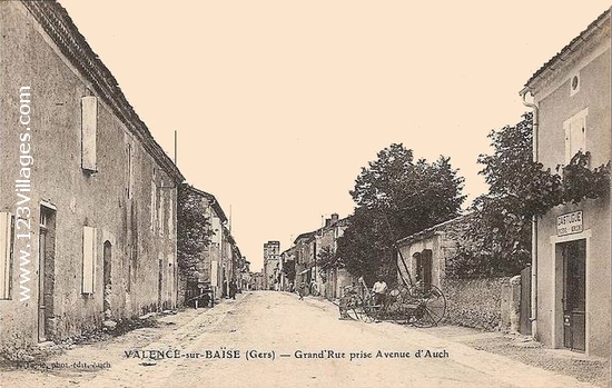 Carte postale de Valence-sur-Baïse