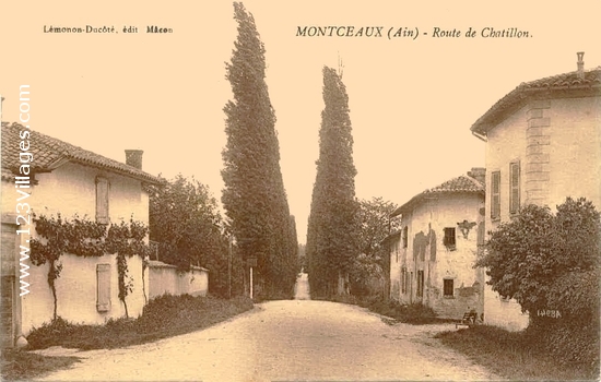 Carte postale de Montceaux