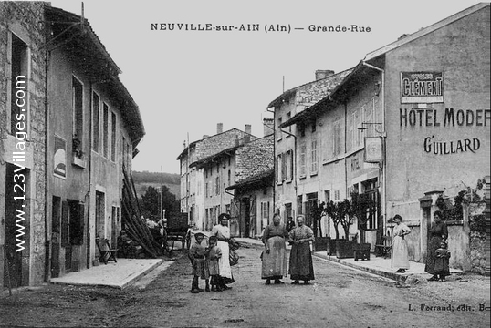 Carte postale de Neuville-sur-Ain