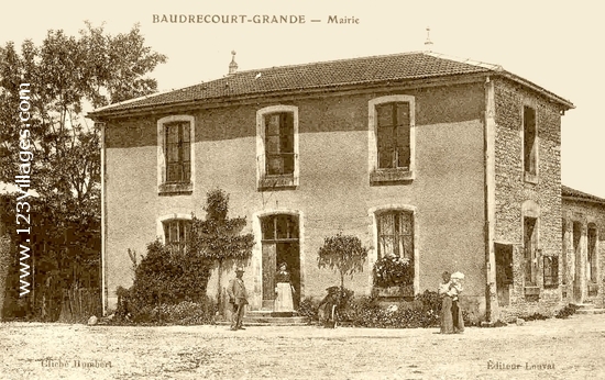 Carte postale de Baudrecourt
