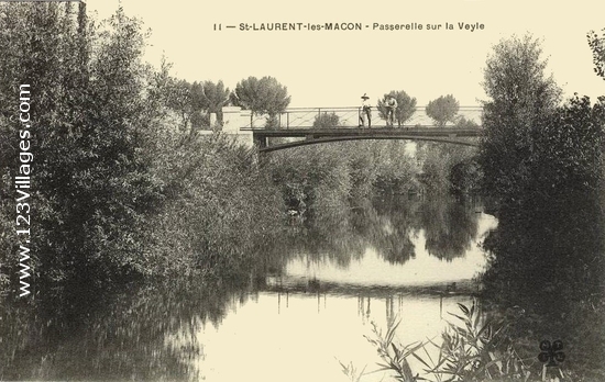 Carte postale de Saint-Laurent-sur-Saône