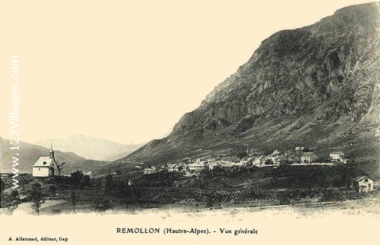 Carte postale de Remollon