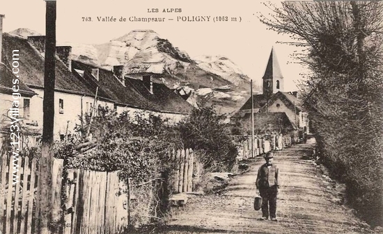 Carte postale de Poligny