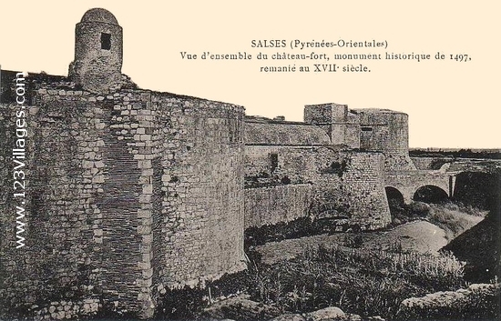 Carte postale de Salses-le-Château