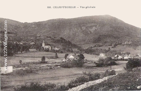 Carte postale de Champfromier