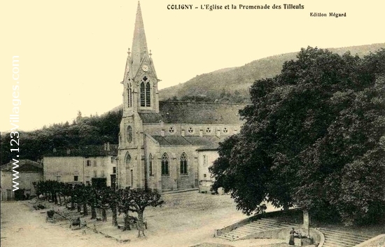 Carte postale de Coligny