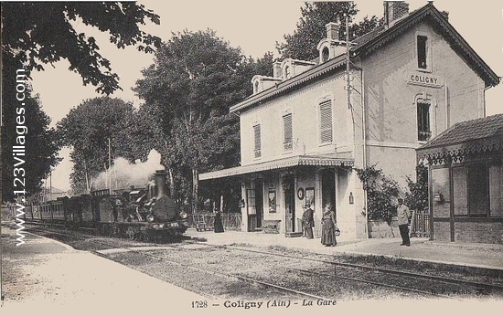 Carte postale de Coligny