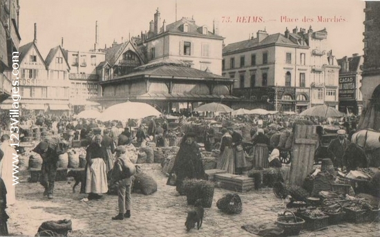 Carte postale de Reims