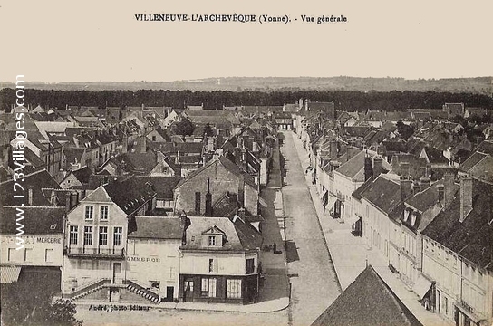 Carte postale de Villeneuve-l Archevêque
