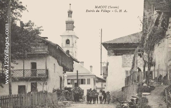 Carte postale de Mâcot-la-Plagne