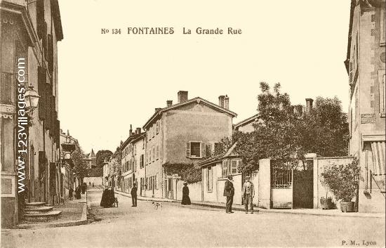 Carte postale de Fontaines-sur-Saône