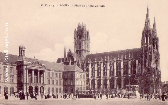Carte postale de Rouen