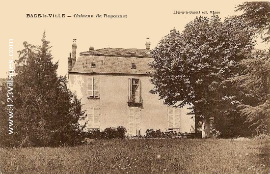 Carte postale de Bâgé-la-Ville