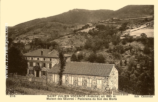 Carte postale de Saint-Julien-Vocance
