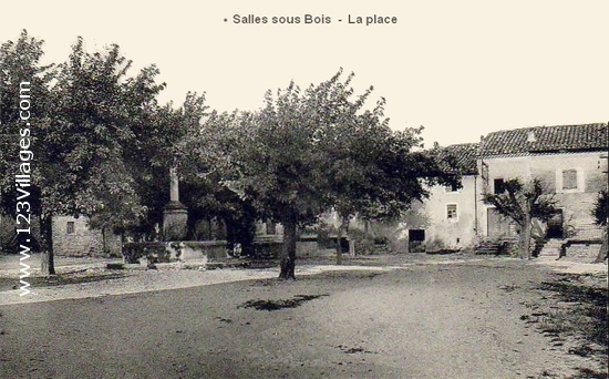 Carte postale de Salles-sous-Bois