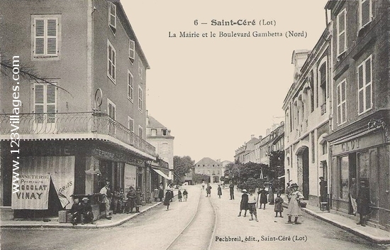 Carte postale de Saint-Céré