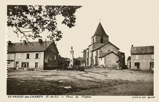 Carte postale de Saint-Priest-des-Champs