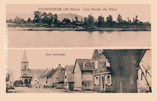Carte postale de Fessenheim