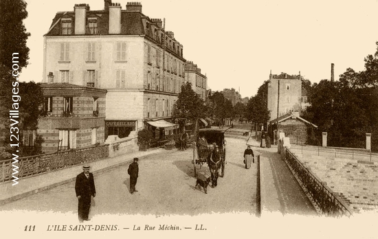 Carte postale de île-Saint-Denis