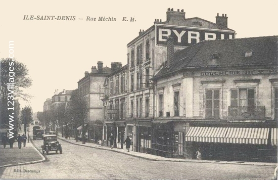 Carte postale de île-Saint-Denis