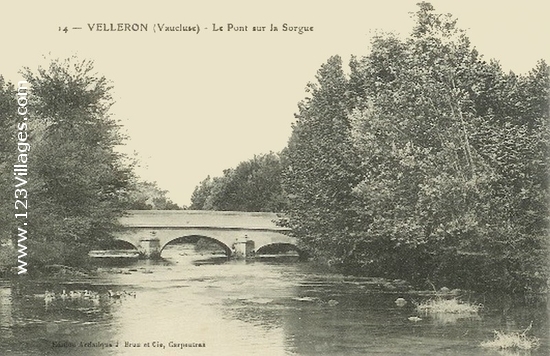 Carte postale de Velleron