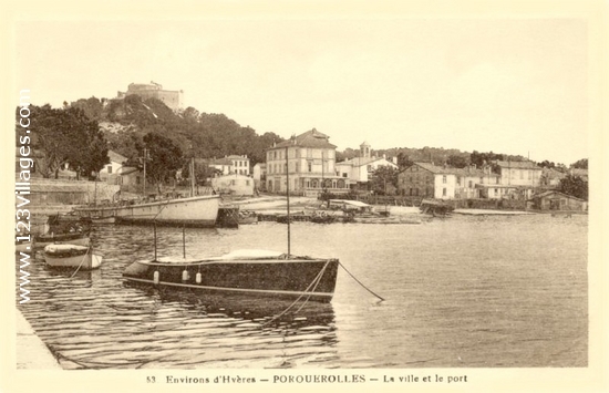 Carte postale de Iles d Hyères