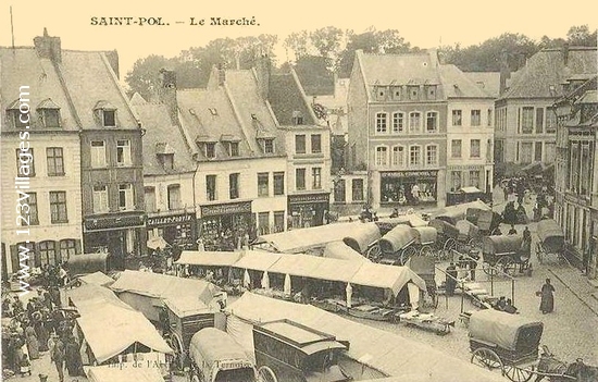Carte postale de Saint-Pol-sur-Ternoise
